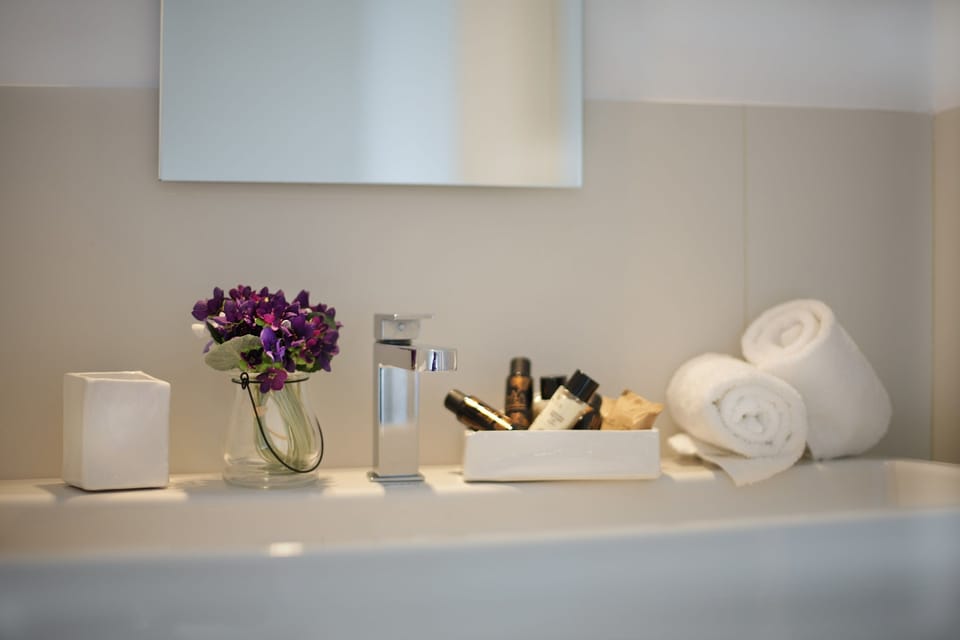Double Room | Bathroom | Shower, rainfall showerhead, free toiletries, hair dryer