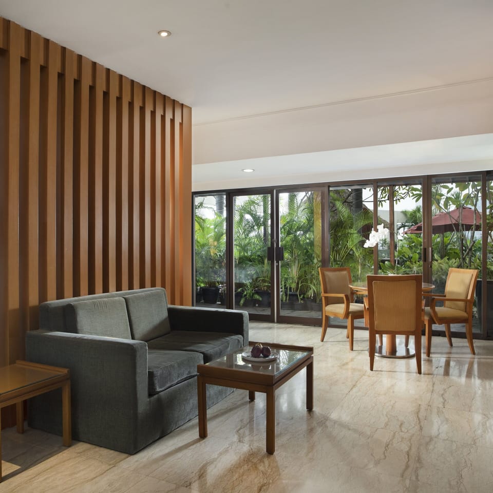 Cabana Family Suite Room | Living area | LCD TV