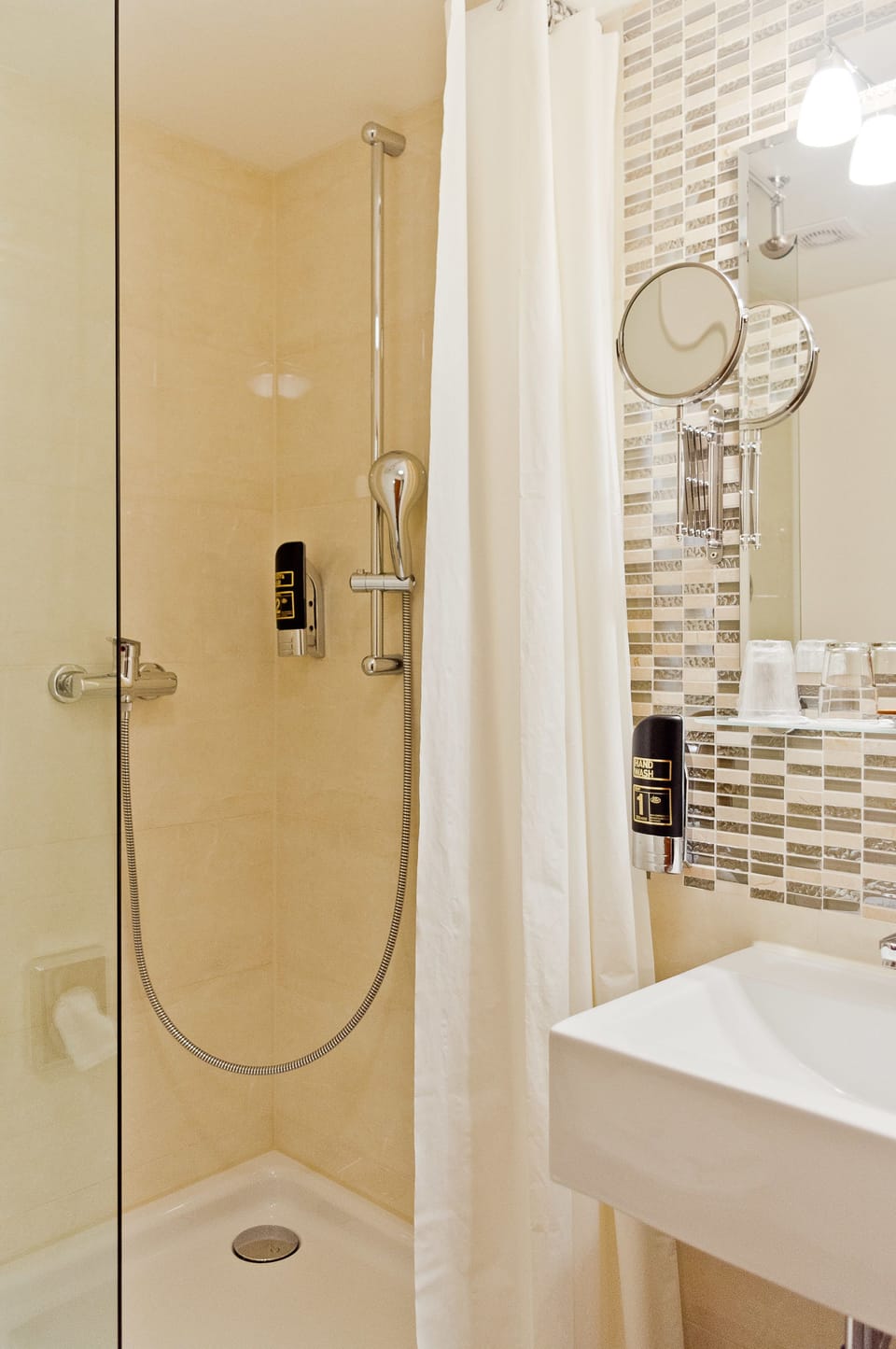 Free toiletries, hair dryer, towels, soap