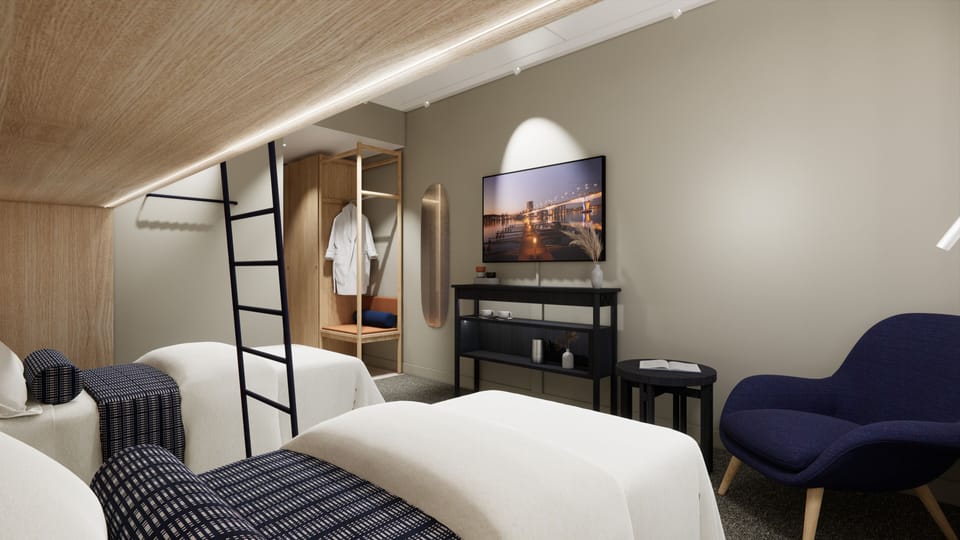 Standard Twin Room (two extra beds possible) | In-room safe, blackout drapes, soundproofing, iron/ironing board