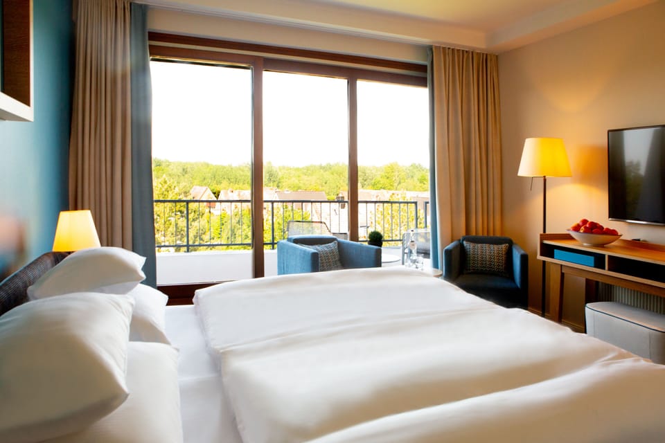 Double Room Garden Side | 1 bedroom, premium bedding, minibar, in-room safe