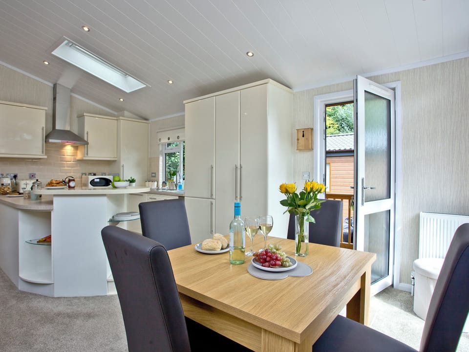 Dining Area | Forest Glade Lodge, Lanlivery