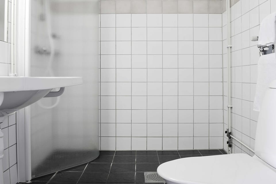 Free toiletries, hair dryer, towels
