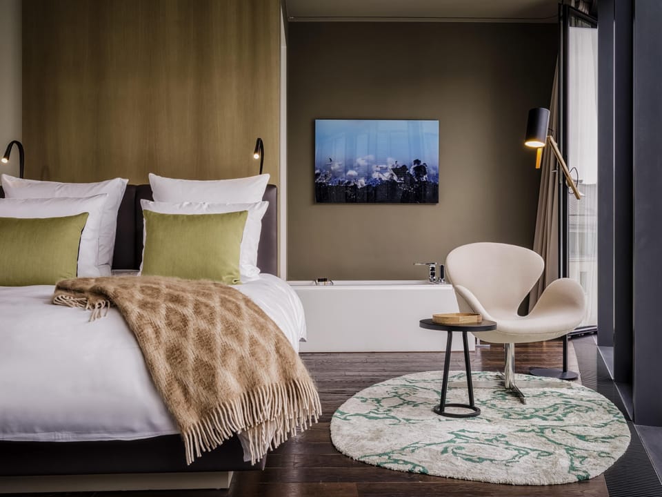 Embassy Room | Premium bedding, minibar, in-room safe, individually decorated