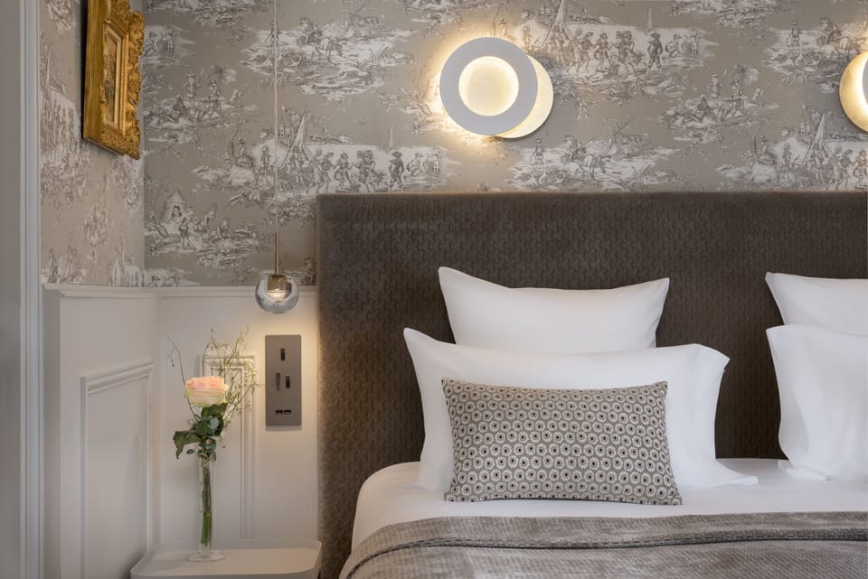 Premium bedding, pillowtop beds, free minibar items, in-room safe