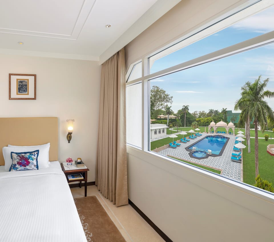 Deluxe Room, 1 King Bed, Pool View | View from room