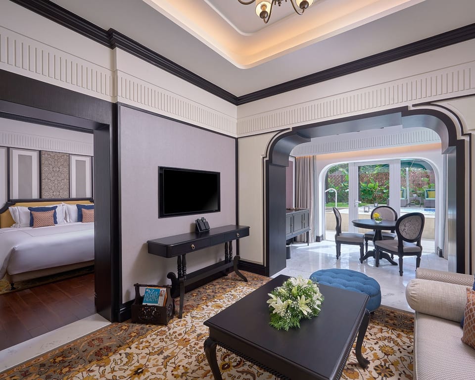 Luxury Suite (Plunge Pool) | Premium bedding, down comforters, minibar, in-room safe