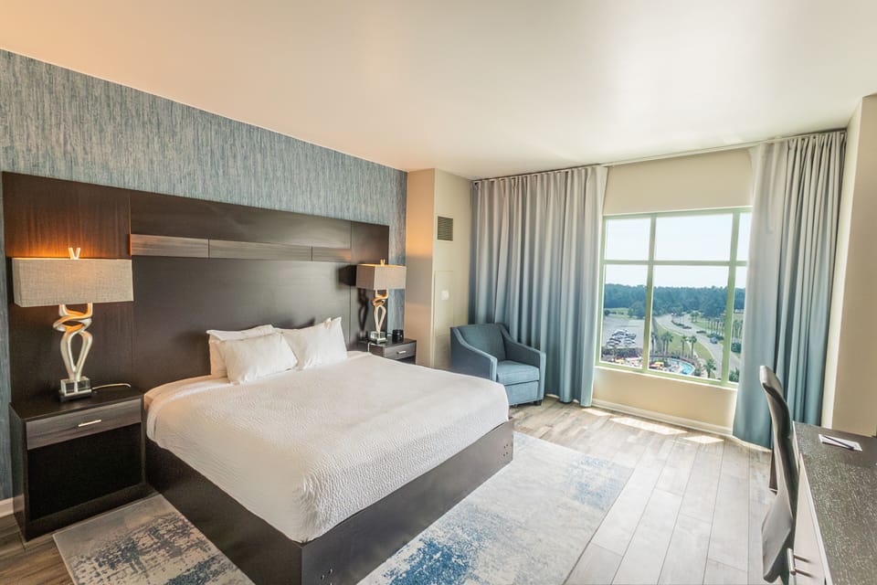 Premier Room, 1 King Bed | Desk, blackout drapes, iron/ironing board, cribs (surcharge)