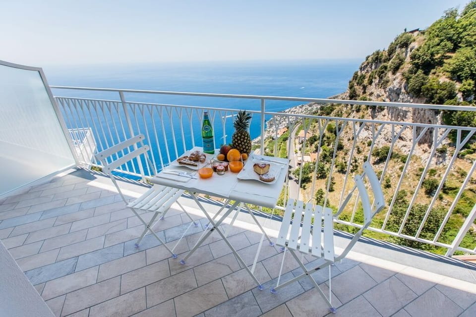 Deluxe Double Room, Balcony, Sea View | Premium bedding, memory foam beds, minibar, in-room safe