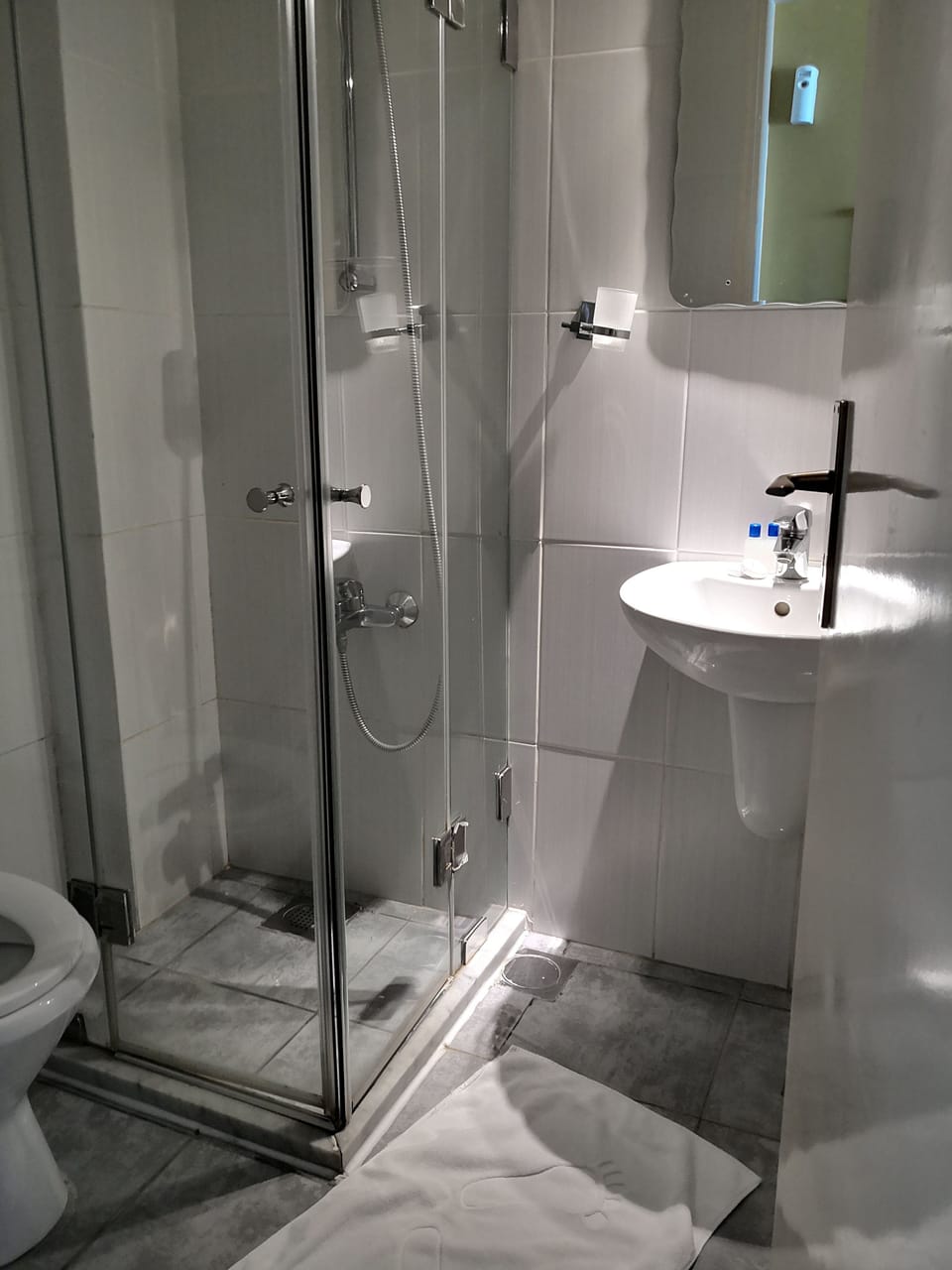 Basic Double Room, Sea View | Bathroom | Free toiletries, hair dryer (on request), towels