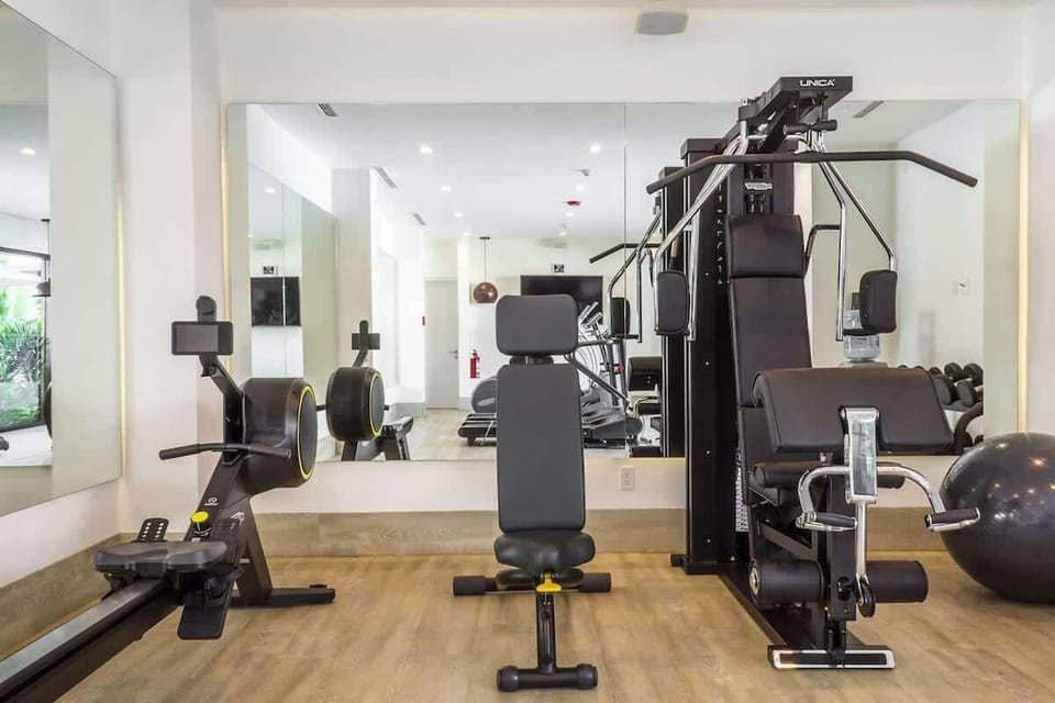 Gimnasio completamente equipado