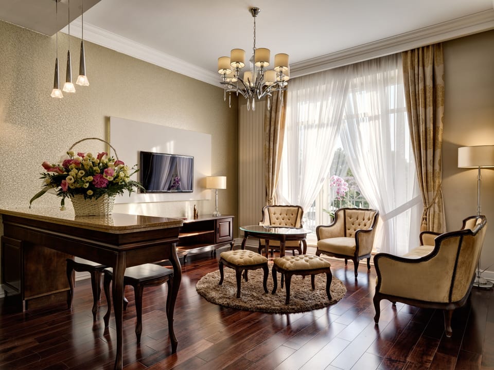 Luxury Apartment | Living area | TV