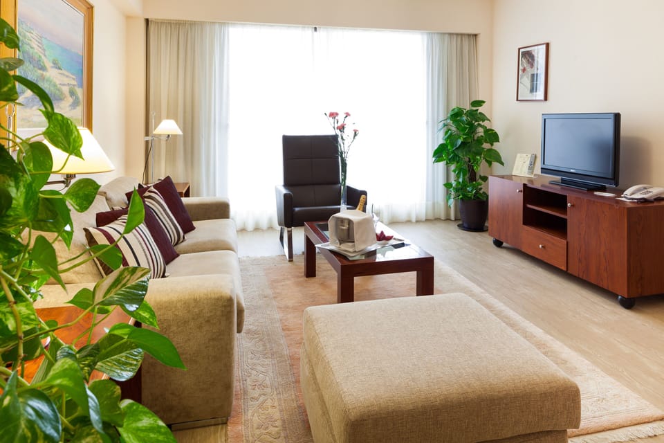Junior Suite | Living room | 32-inch TV with cable channels