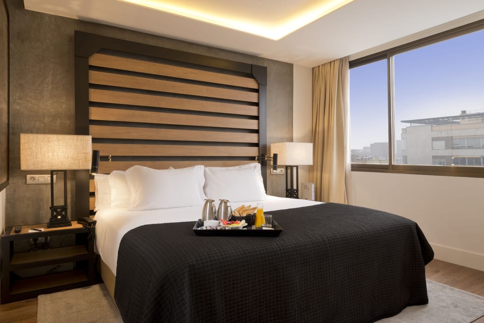 Down comforters, minibar, in-room safe, desk