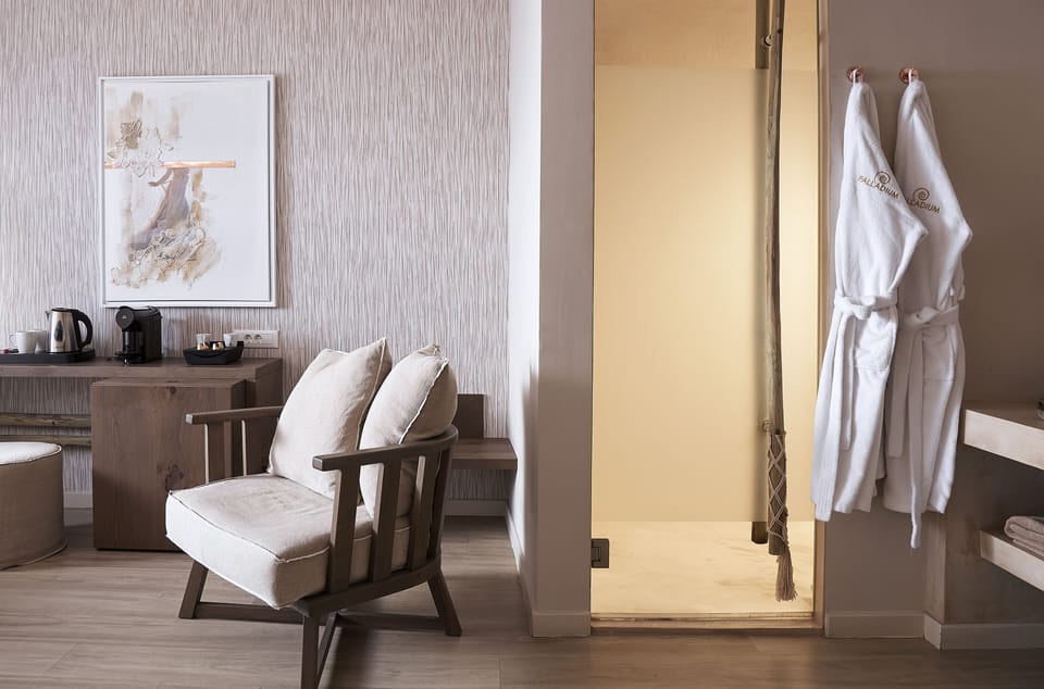 Luxury Double Room, Private Pool | Living area | Flat-screen TV, DVD player