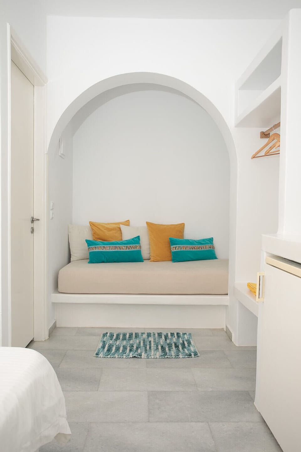 Standard Triple Room, Balcony, Sea View (1st floor) | Premium bedding, in-room safe, blackout drapes, iron/ironing board