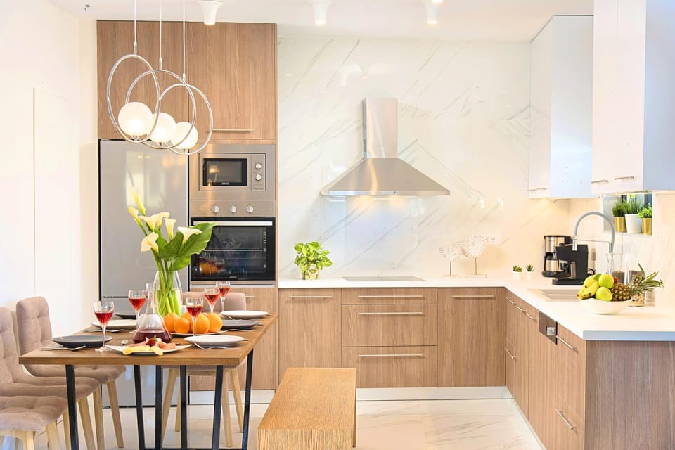 Villa, 3 Bedrooms | Private kitchen | Full-size fridge, microwave, oven, stovetop