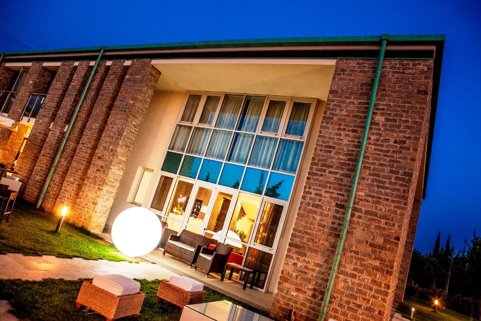 Front of property - evening/night