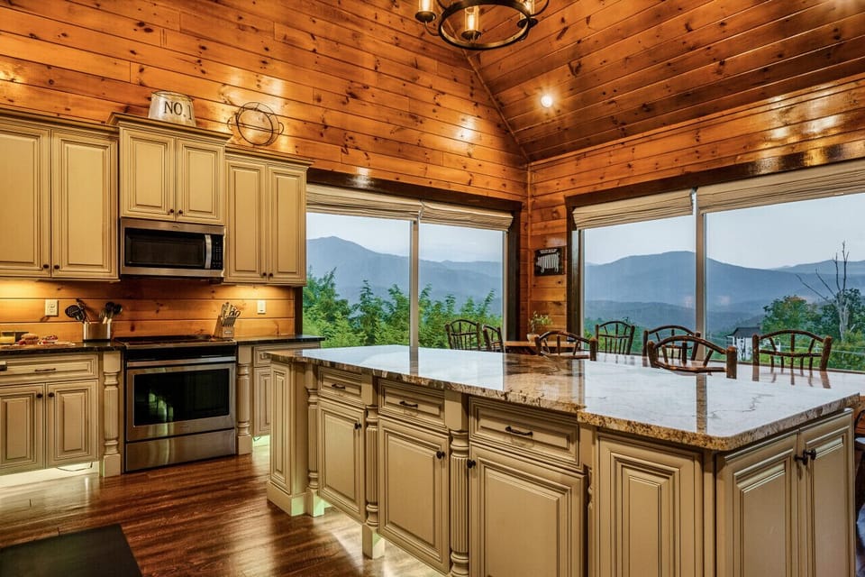 Enjoy the view even while you cook!