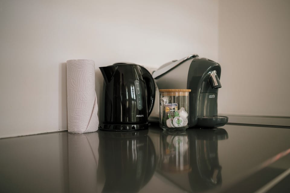 One Bedroom Apartment | Private kitchen | Fridge, coffee/tea maker, electric kettle