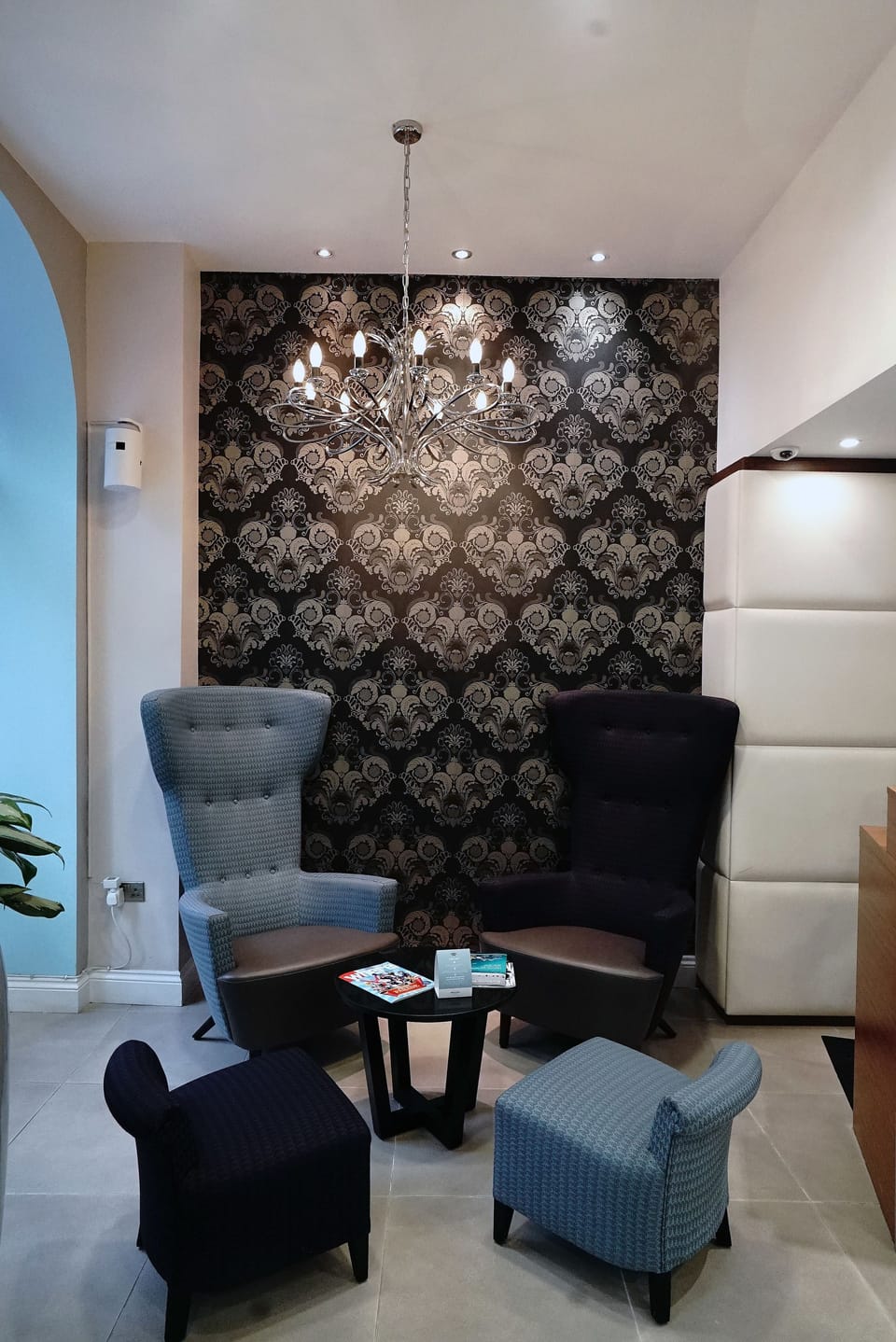 Lobby sitting area