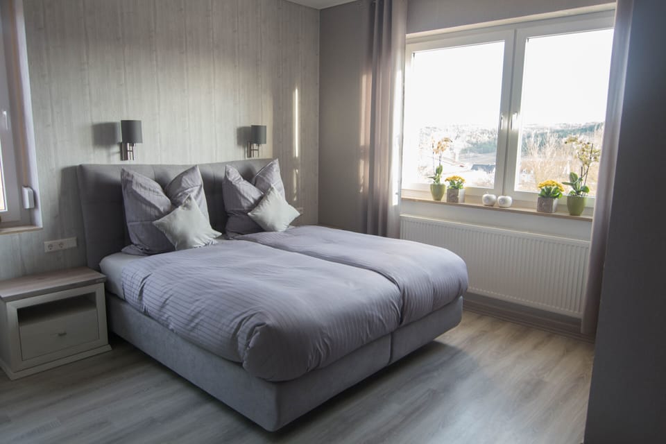 Double Room | Premium bedding, down comforters, memory foam beds