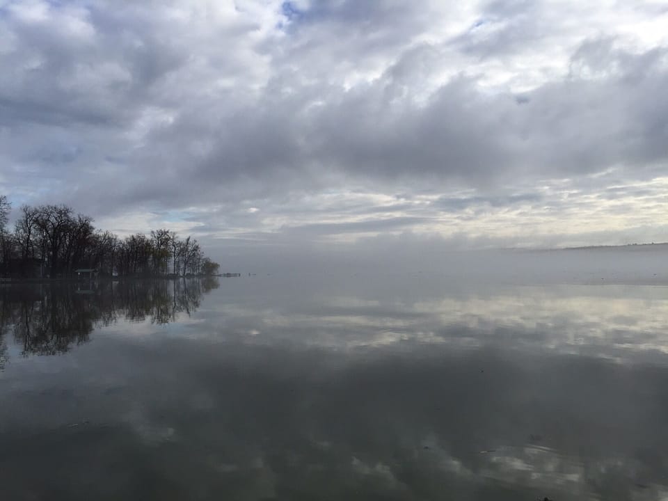 Beautiful Sheldrake Point on a cloudy morning