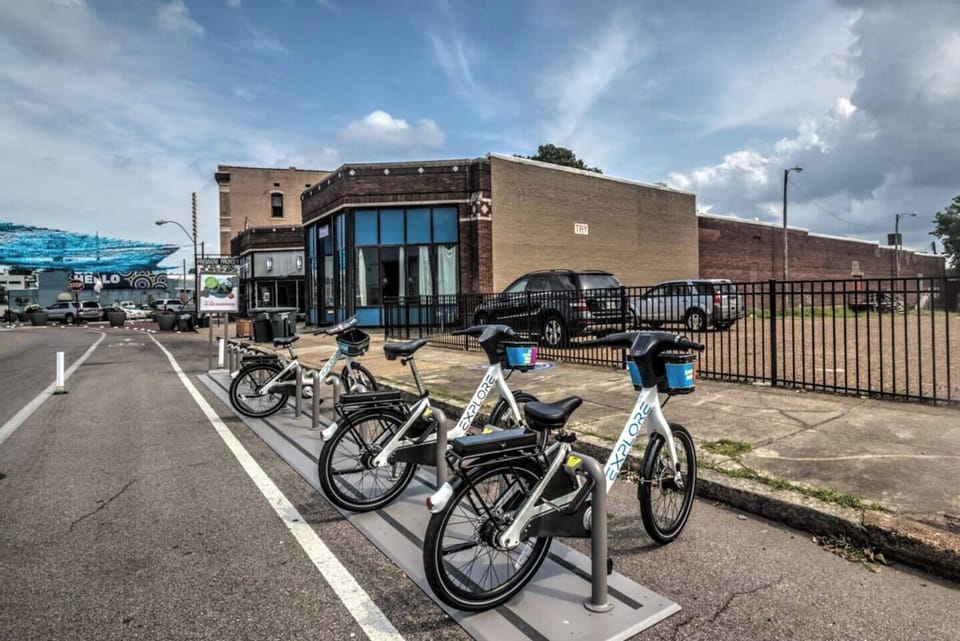 You`ll see many of these bike stations around midtown and downtown. Just download their app and you`re ready to go! The closest rack is right off Madison ave a short walk away
