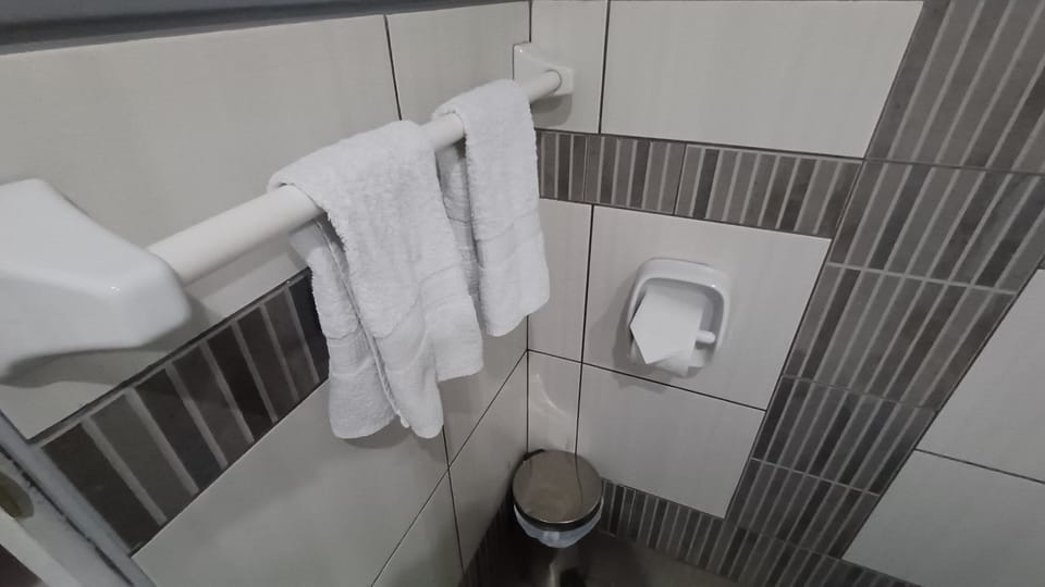 Double Room, 2 Twin Beds | Bathroom | Shower, free toiletries, hair dryer, bidet