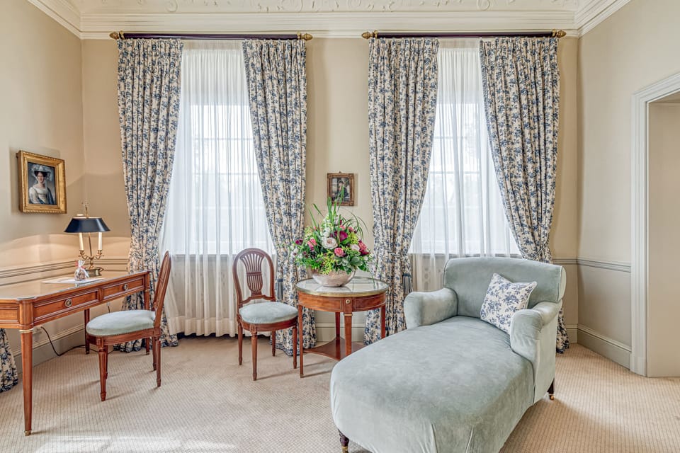 Deluxe Double Room (Jagdschloss) | Egyptian cotton sheets, premium bedding, minibar, in-room safe