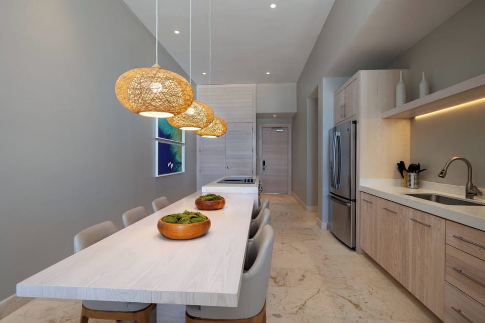 Villa, 3 Bedrooms,Oceanfront (with Plunge Pool) | Private kitchen | Coffee/tea maker, cookware/dishes/utensils