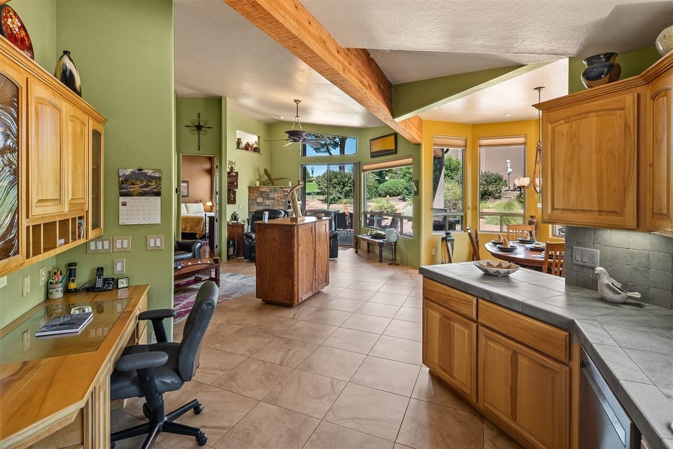 Space for remote work on vacation