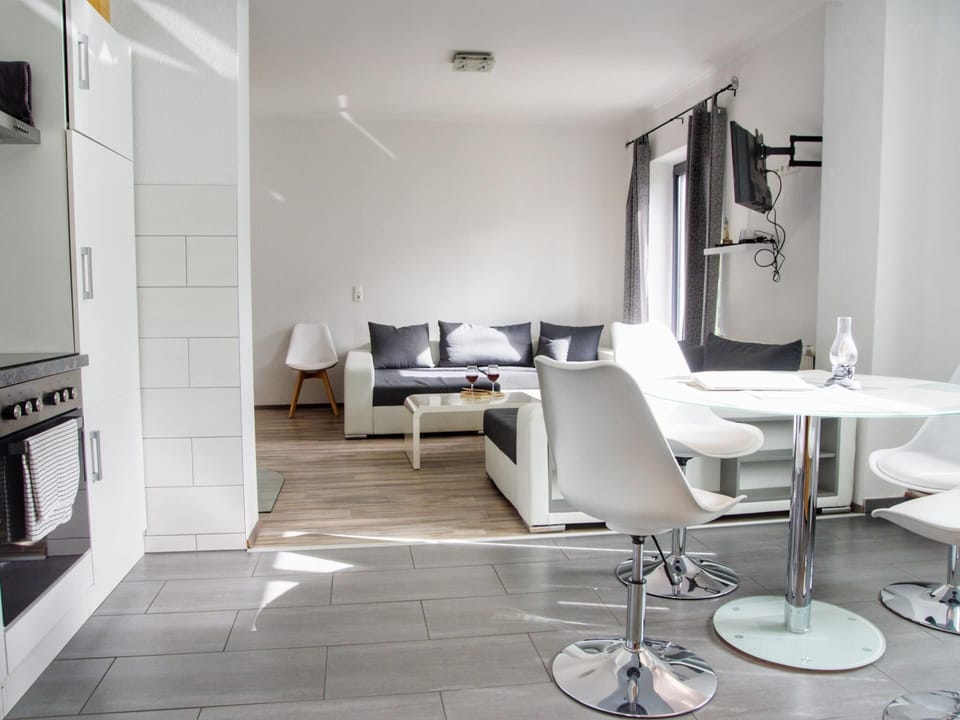 Apartment | Private kitchen | Microwave, stovetop, highchair