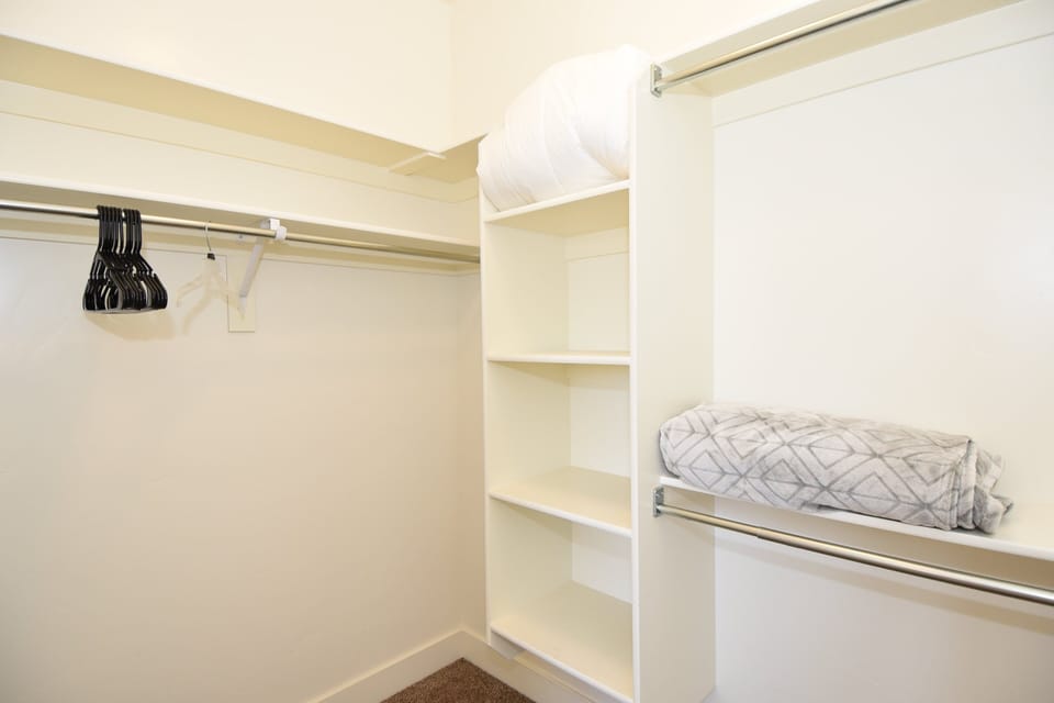 Spacious Walk-in Closet