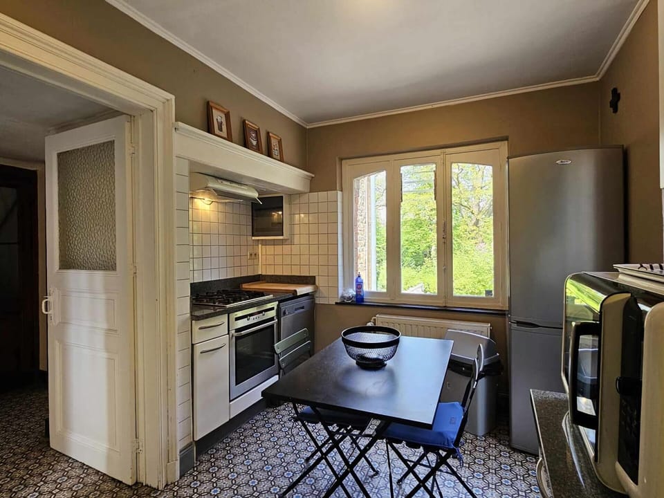 Villa | Private kitchen | Microwave, oven, dishwasher, highchair
