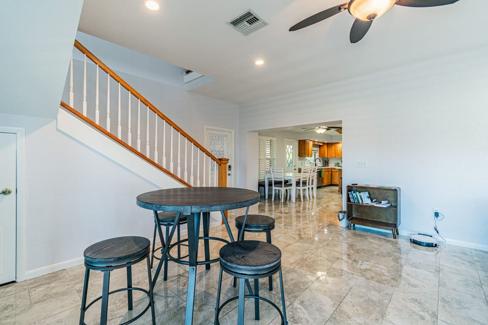 Game Table in Family Room