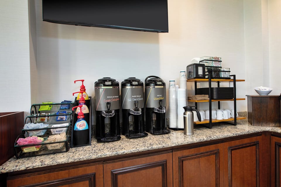 Free daily buffet breakfast