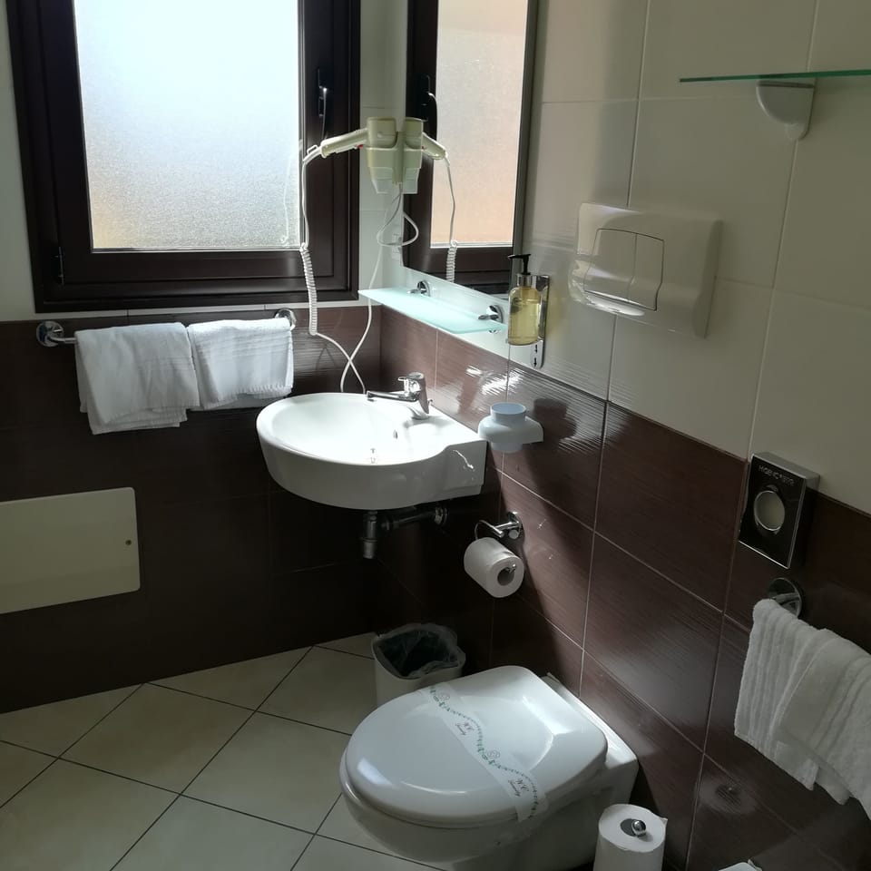 Basic Triple Room, Balcony | Bathroom | Shower, free toiletries, hair dryer, bidet