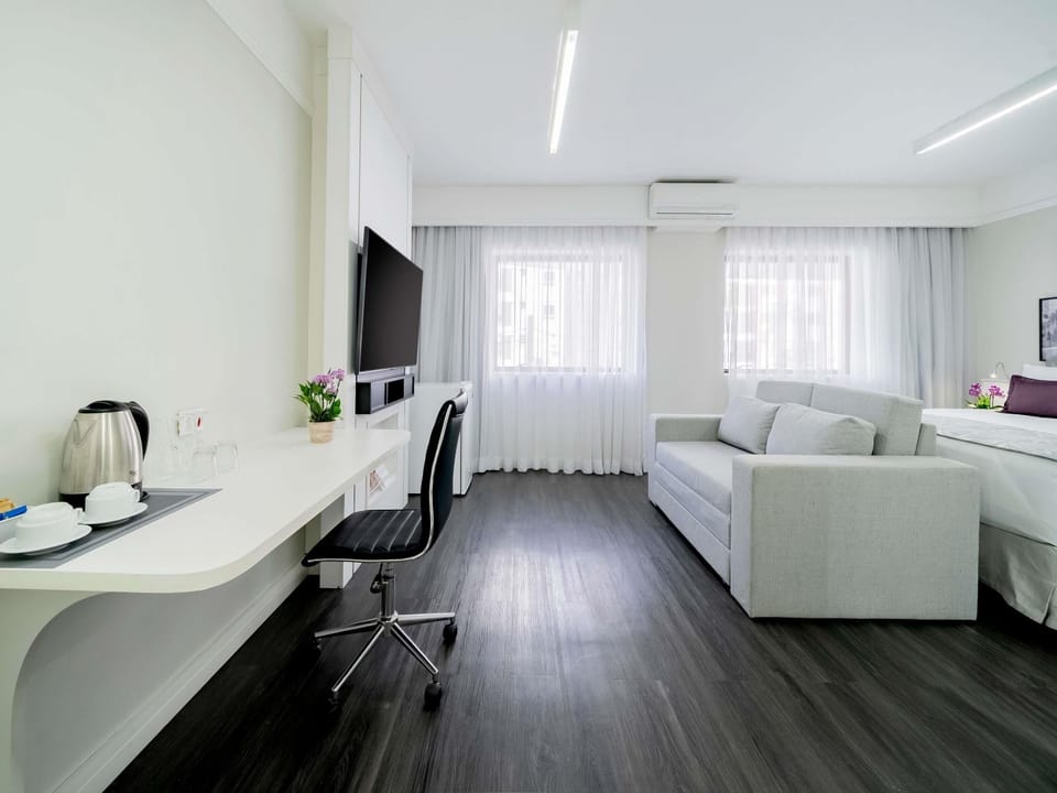 Minibar, in-room safe, desk, blackout drapes