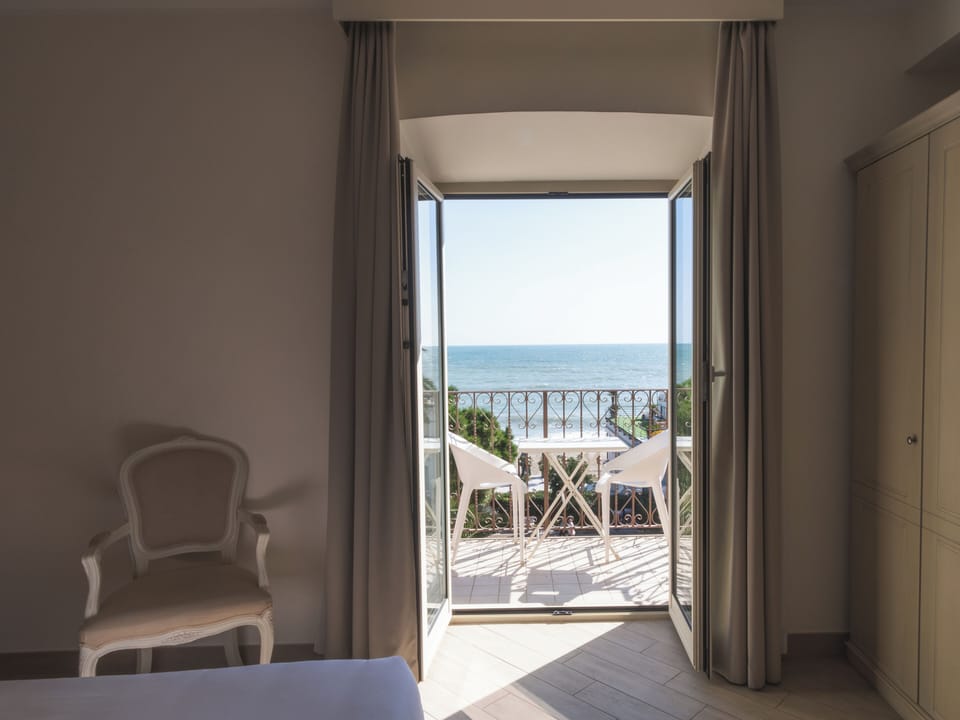 Double Room, Balcony, Sea View | View from room