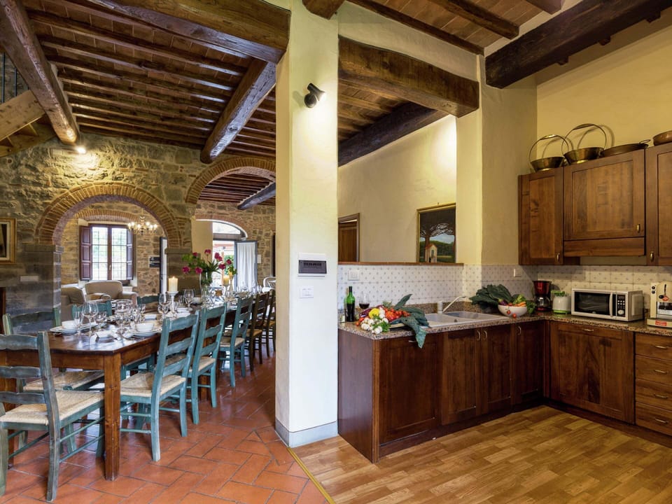 Villa | Private kitchen | Highchair, cookware/dishes/utensils