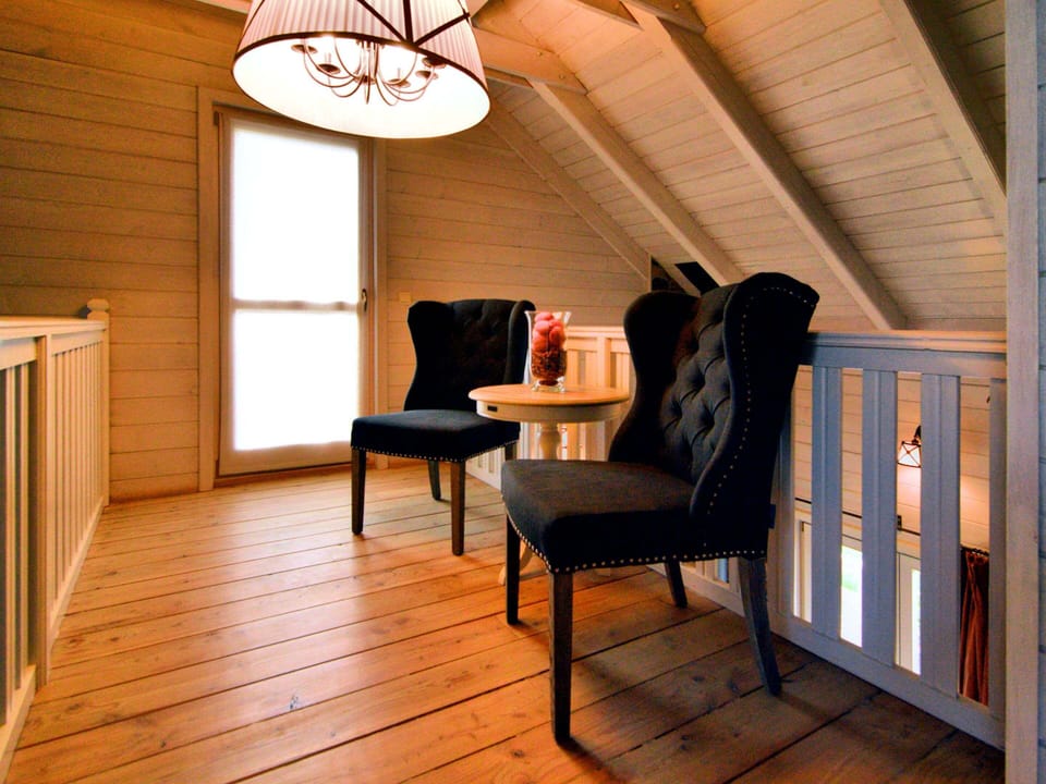 Chalet | Living area | Fireplace