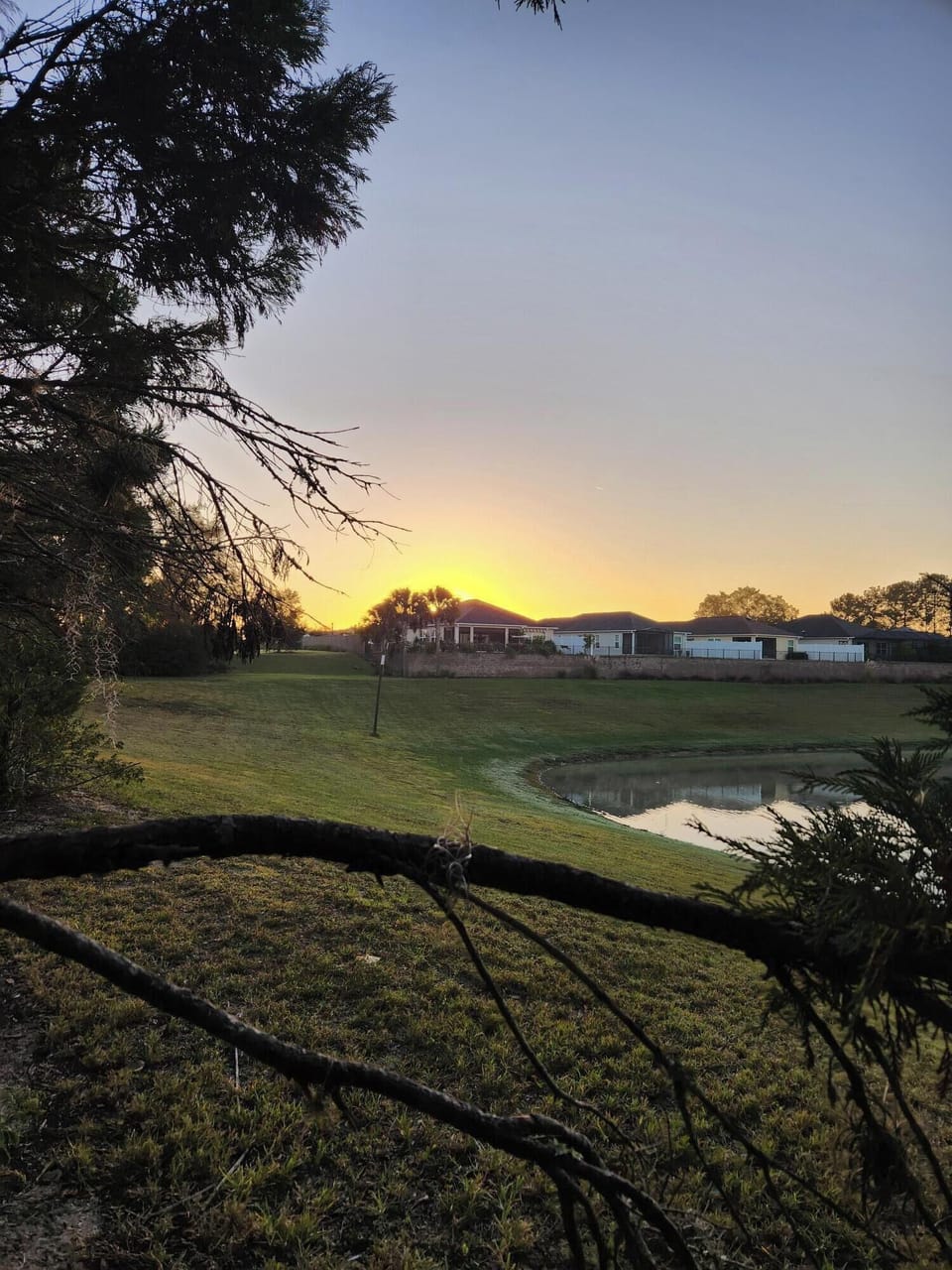 Sunrise in the villages!