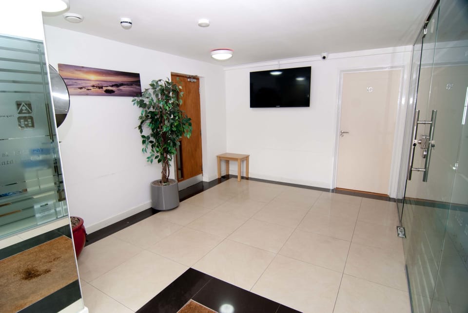 Interior entrance