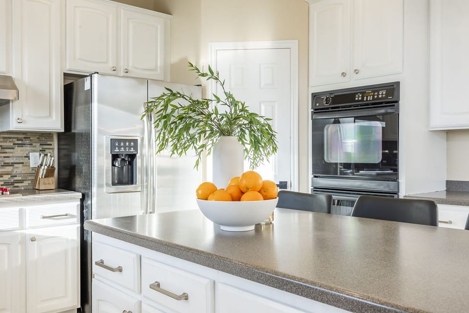 Double ovens are a great feature for this space so you can cook double the food!