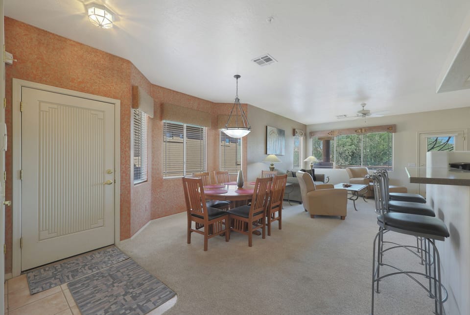 Living Room and dining area