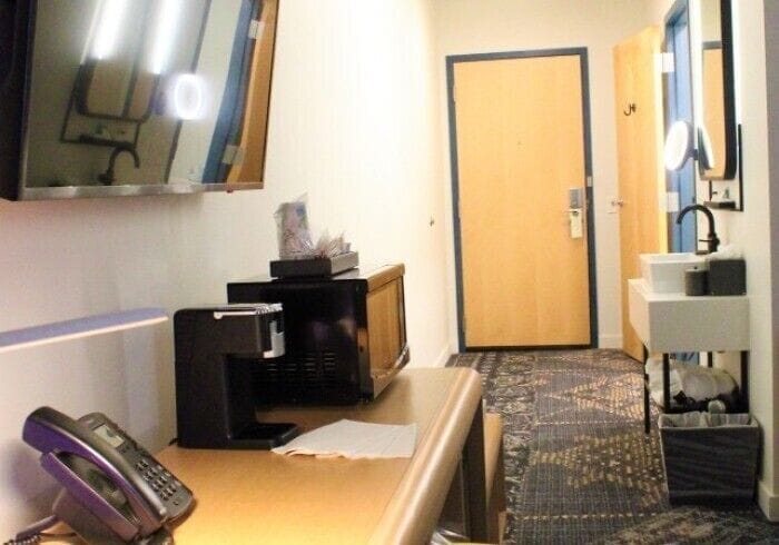 Room, 1 King Bed | Desk, blackout drapes, iron/ironing board, free WiFi