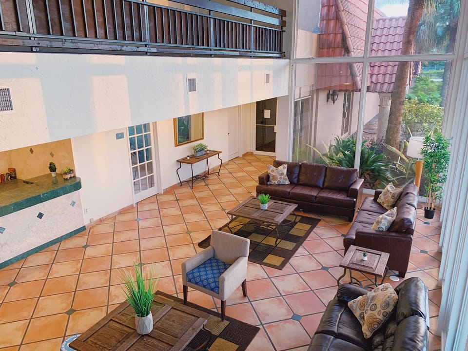 Lobby sitting area