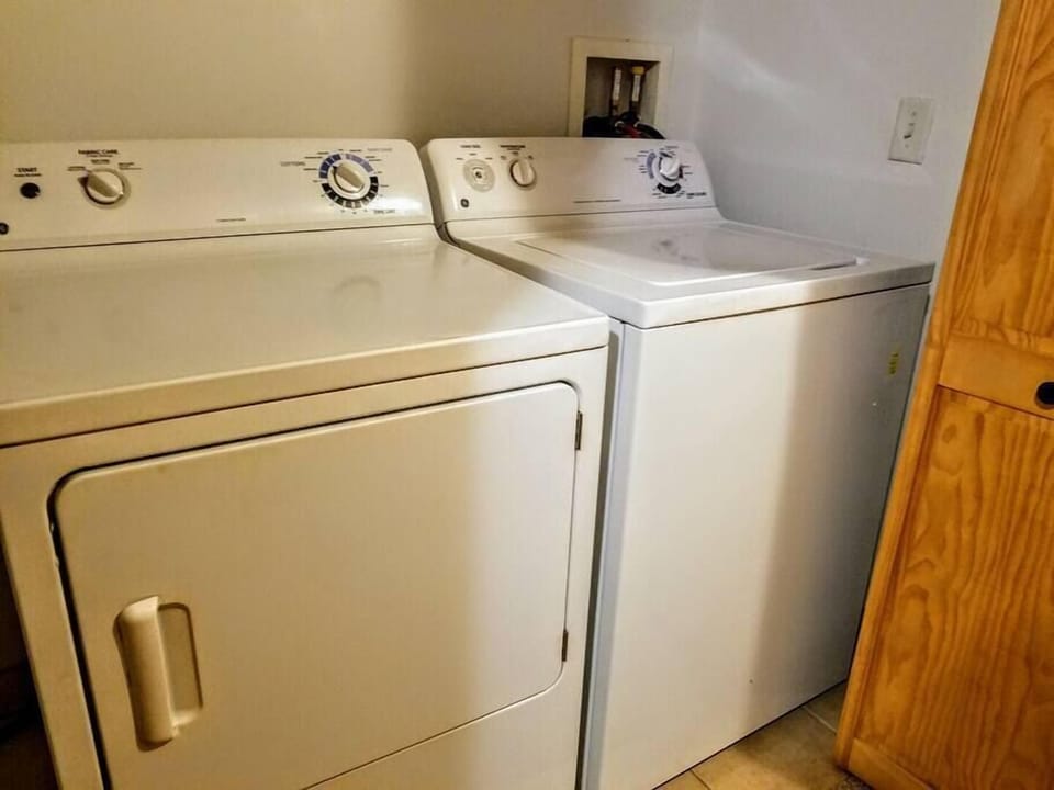 In unit washer and dryer