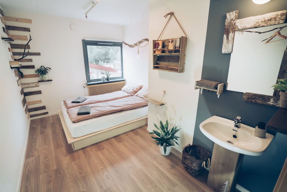 Standard Double Room, Shared Bathroom | In-room safe, WiFi (free), individually decorated, bed sheets